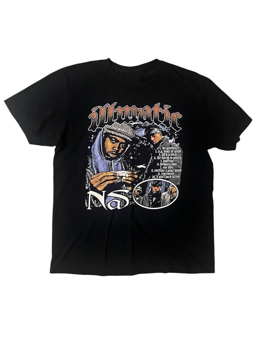 Nas Illmatic 90s Rap Tee